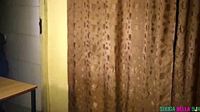 young stepson prepares and awaits his stepmother at home