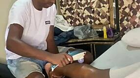 Visiting the swing house in Rio for a couple's massage.