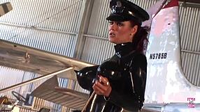 did these two lesbian friends really have fun with strap-ons in the warehouse?