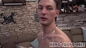 Quarantined lads fuck resident cum dump live on cam