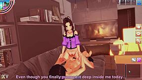 cute brunette alyssa armada rides hard in cowgirl, ending with huge creampie