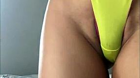 Barely Legal Petite Amateur Teen Reveals Amazing Puffy Pink Pussy in Panties