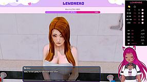 Vtuber lewdneko explores harem hotel in part 25