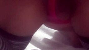 linda in lingerie squirts hard during masturbation orgasm