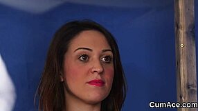 Spicy Sex Kitten Receives Facial Cumshot And Swallows All Juice