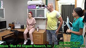 johnny cartel's blue pill orgasm research: does it work on this puerto rican teen backstage?