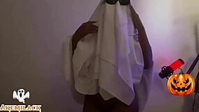 halloween kk in sexy lingerie outdoors