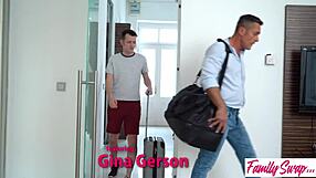 Gina Gerson licking and getting licked in intense oral session leading to cumshot.