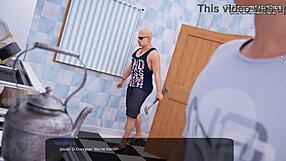 Step sister sucks nerd's cock to stop bully brother in Milfy City