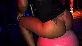 at the wild swing party, i sat on the erotic ball in front of hundreds