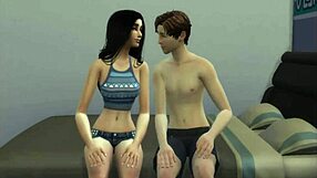 My Cousin Apologizes By Sucking My Dick And I End Up Breaking Her Ass