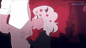 모데우스 러스트풀 데몬 헬테이커, 야생 카툰 블로잡 씬