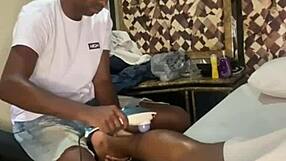 Visiting the swing house in Rio for a couple's massage.