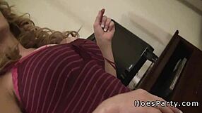 Amateur couples engage in hardcore sex at a party they hosted at home