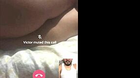 Horny latina hotwife fucked by husband while voyeur masturbates.