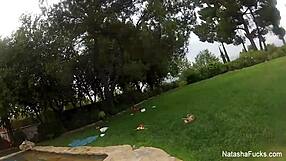 Natasha Nice and Alison Tyler behind the scenes