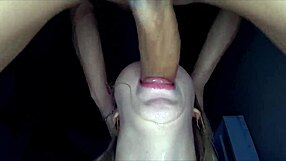 sloppy blowjob on monster cock ends with huge load in mouth