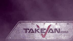 Horny Brunette Stops Car for Wild Sex and Tit Cumshot