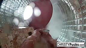 Passionate Shower Moments with Christy and Dahlia