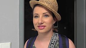 Fake Hostel Petite Babe Fucks Unit In Threesome