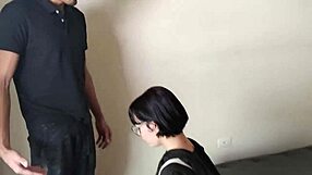 Kimiko Visits New Room For Rent, Gets Punished With Blowjob And Panties Removed