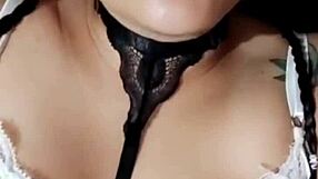 Look at her beautiful face of pleasure as she masturbates for you, Bluee