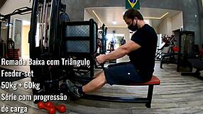 Back workout with flexibility training.