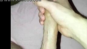 Young Amateur Feels Intense Rush During Solo Cock Massage and Masturbation