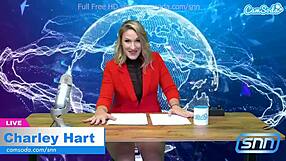 Camsoda - Hot Milf Rides Sybian While Reading News