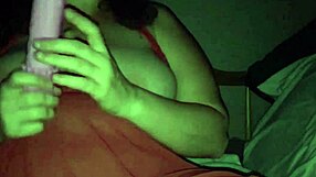 playing with hard nipples and wet pussy before bed