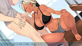 kanobitch becomes a slut through teasing in anime hentai