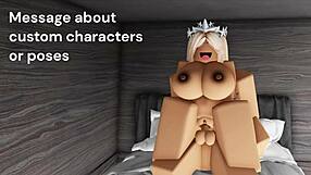 Look, Roblox rich girl getting fucked hard in cartoon style