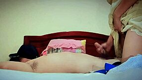 will you let me suck your big black cock with my huge tits?