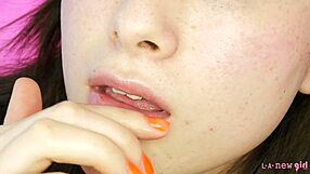 Radiant Brunette Poses Flawlessly In Photoshoot