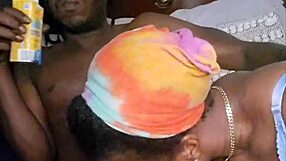 Southern ebony woman gets her big ass licked and performs deep throat sucking on her partner