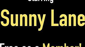 i am sunny lane posing and rubbing my shaved pussy in this solo clip