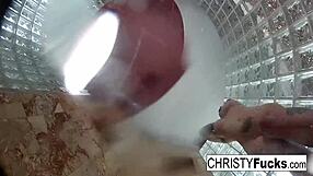 Passionate Shower Moments with Christy and Dahlia