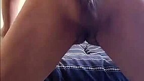 latina blonde humiliates old man with wet pussy and banana in cuckold