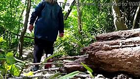 sexy fat stranger helps me cum outdoors