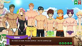 Twink Teen Plays Naughty Game with Young Friend in Anime Hentai Style