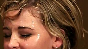 Oh, Watch This Fuck Doll Suck Every Drop Of Cum In A Wild Blowbang!