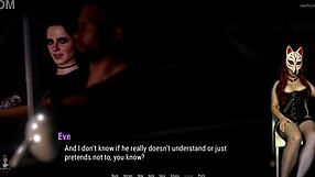 Milf striptease at bar with ripped clothes 😏