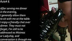 ¿Cómo debe actuar una sissy en entrenamiento anal?