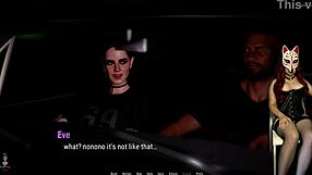 Milf striptease at bar with ripped clothes 😏