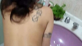 gween black after bath blowjob and cum