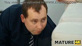 Feeling the cockblock as a mature woman rides passionately.