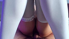 Is Sunako Kirishiki's Skinny Bunny Ass Jumping for That Cumshot?