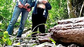 sexy fat stranger helps me cum outdoors