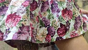 Public Blowjob By Beauty In Dress