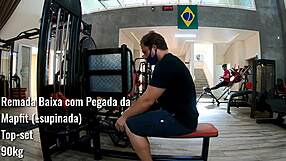 Back workout with flexibility training.